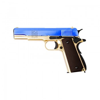 WE 1911A Titanium Gold Gas Blowback Pistol (Full metal - Gold)