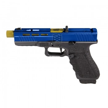 Secutor - Gladius - 17 Series Custom Pistol (Gold Barrel - Co2 Powered - Gas Ready - Black) Glock Style