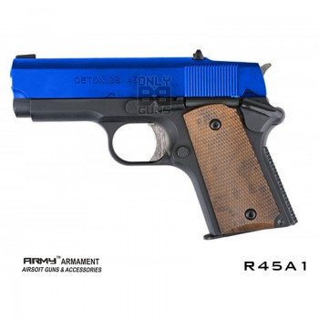 Gas Powered R45A1 Stubby BB Airsoft Handgun 
