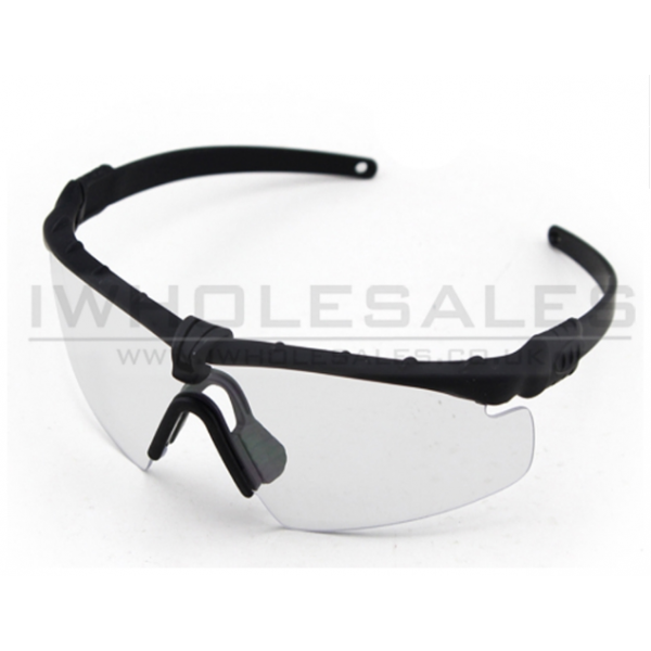 Big Foot 2.0 Framework (ANSI Z80.3) GLASSES (Black Frame - Clear Lens)