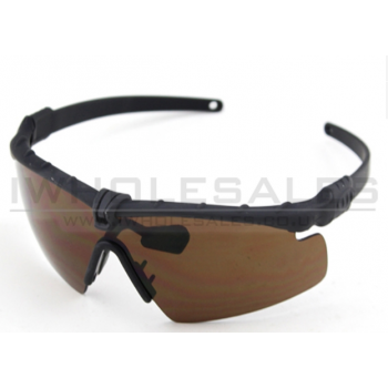 Big Foot 2.0 Framework (ANSI Z80.3) GLASSES (Black Frame - Brown Lens)