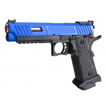Baba Yaga Combat Master Hi-Capa CO2 Blowback Airsoft Pistol Blue