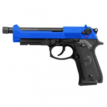CO2 POWERED - SR92 A1 Airsoft Pistol Blue And Black