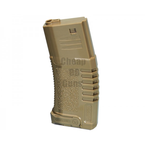 Ares Amoeba M4 Magazine 140 Rounds (Nylon Fibre - Tan)