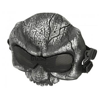 Goblin Halve Mesh Mask (Silverish)