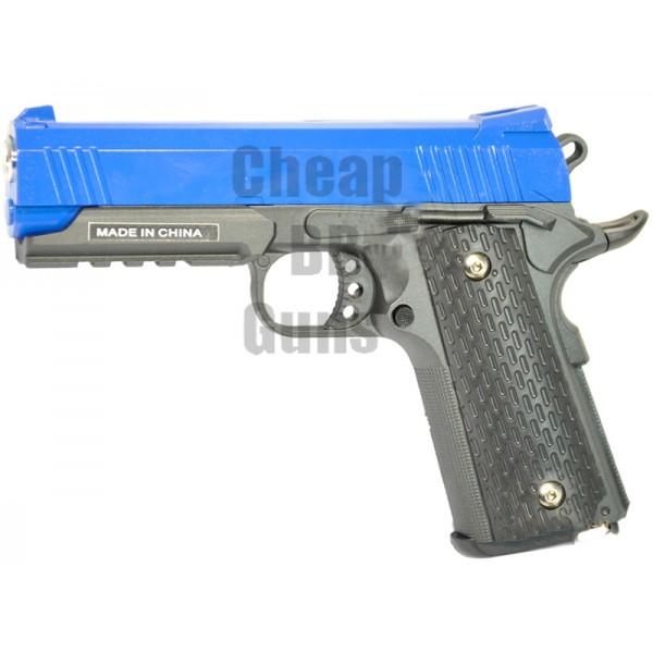 Full Metal Galaxy G25 K-Warrior with Rail (Spring Action Airsoft Pistol)