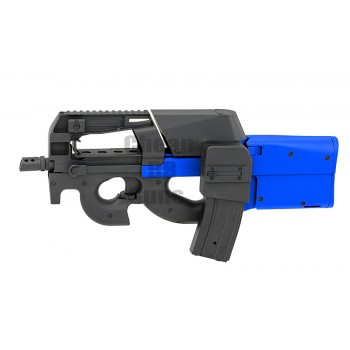 JG D90 SMG with Inbuilt Drum & M4 Magazine (Black) P90