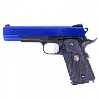 GAS POWERED WE 1911 MEU GAS BLOWBACK PISTOL (FULL METAL)